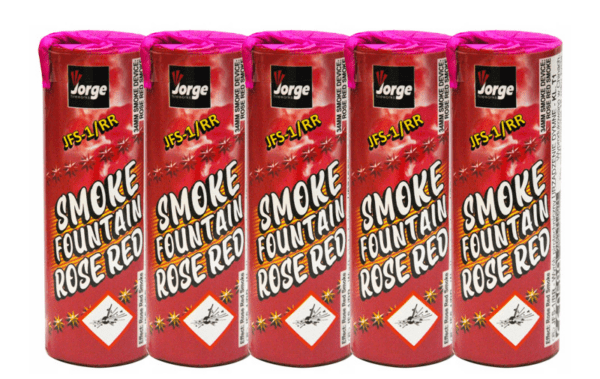 Lot 5 fumigènes Rose 40 secondes